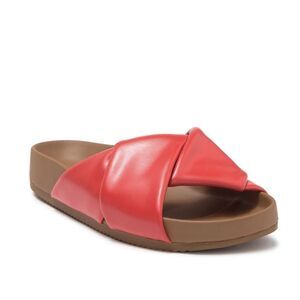 Susina Vista Slide Women's Sandals in Red Firestone Sz 6